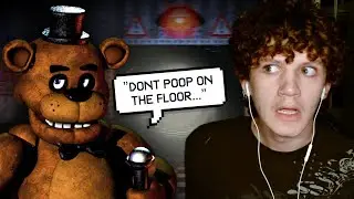 playing FNAF in roblox...
