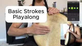 Basic Turkish Darbuka Strokes Playalong