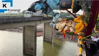 Ganesh Visarjan | Ganesh Visarjan in Penganga River | Adilabad Ganesh Nimarjanam #ganpatibappamorya 