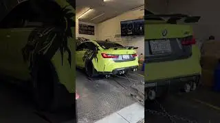 KLM Single Turbo G80 m3 does an easy 680 wheel horsepower dyno pull #singleturbo #g80