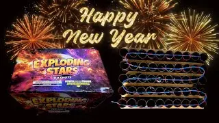 Exploding Stars 100s 'angled' & 50s Canister shell rack 'Salute finale'