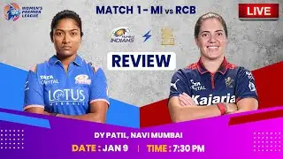 Match 1 Review: Mumbai Indians vs Royal Challengers Bengaluru | WPL 2026 | Female Cricket