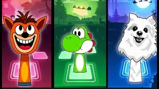 Sprunki oc crash bandikoot vs yoshi vs gabe the dog x coffin dance