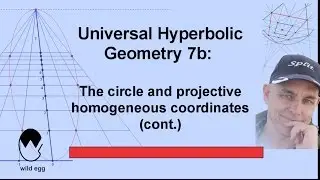 The circle and projective homogeneous coordinates (cont.) | Universal Hyperbolic Geometry 7b