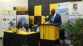 Min Sen. the Hon Ruel Reid launches the Mico International Math Summit 2019