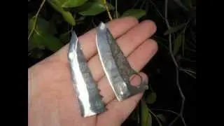 Two Knives from a Power Hacksaw Blade