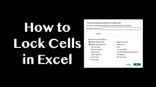 Excel: So sperren Sie Zellen
