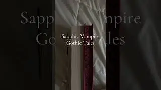 Sapphic Vampire Gothic Book Recs #booktube #vampirebooks #sapphic #bookrecommendations
