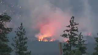Wildfires in Western Canada Archive Footage from Lytton, BC 2021
