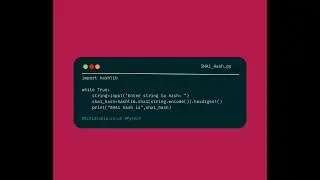 Python hashlib - SHA1 hash generator