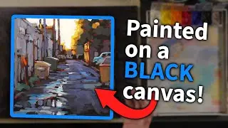 What color canvas should YOU paint on? Canvas prep
