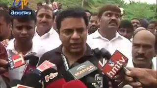 Minister KTR Visits Flood Affected Areas In Nizampet
