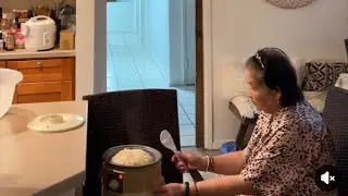 ncuav - making homemade Hmong mochi cakes