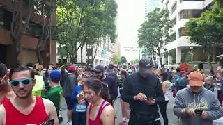 Corn Tortilla Fight - Corn Tortilla Toss at Bay to Breakers 2018 (San Francisco, CA)