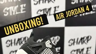 👟 Unboxing The Classic: Air Jordan 4 Black & White Edition!