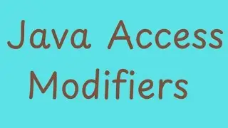 Learn Java Access Modifiers. #Java #AccessModifier #Tech #HappyLearning #Softstep #SoftstepSolution