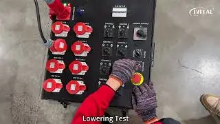 Stage Electric Chain Hoist &ndash; Control Cabinet Factory Test