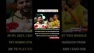 Suresh Raina The Most Selfless Person #shorts #sureshraina #msdhoni #robinuthappa #csk