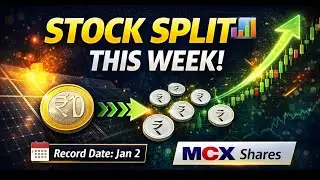 MCX Stock Split 🚀 Record Date Jan 2 | Upcoming Stock Splits & Bonuses This Week