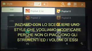 Come sostituire gli strumenti di uno style
