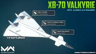 Modern Warships : XB-70 Valkyrie Bomber ( VIP Battlepass ) || New American Bomber || MW