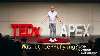 Stepped out of comfort zone_Dayn Conrad Tedx talk_Nov 6th 2025 short clip