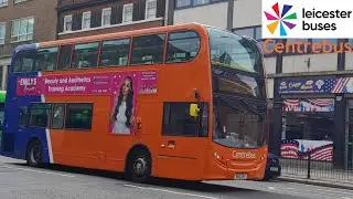 FULL ROUTE JOURNEY - Centrebus Leicester Route 22 - Leicester City Centre to Evington l 912 SN12 AVY