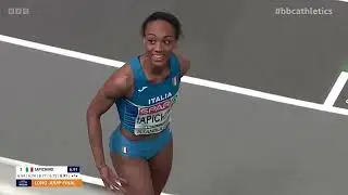 Larissa Iapichino jumps 6.97 (new Italian national indoor record) in Istanbul