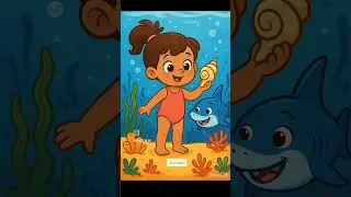 Story 1 : VIYANA AND THE MAGICAL SEASHELL 🌊 by Mama 💕