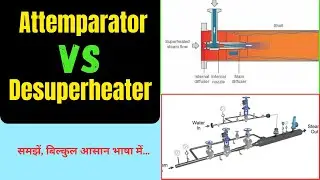 Attemperator Vs Desuperheater || Difference between Attemperator & Desuperheater