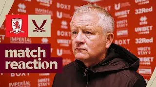 Chris Wilder | Middlesbrough 1-0 Sheffield United | Post Match Interview