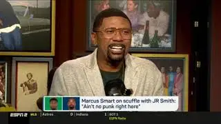 React Marcus Smart on scuffle with JM Smith : 