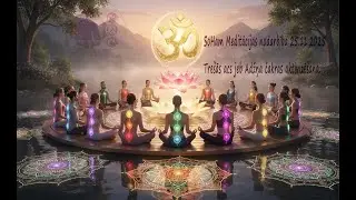 Meditācijas prakses tre&scaron;ās acs/ Ajna čakras aktivizē&scaron;anai. SoHam Nodarbības ieraksts no 25.11.25.