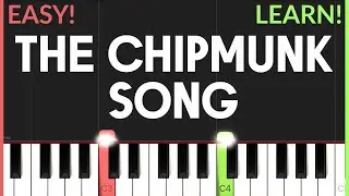The Chipmunk Song (Alvin & The Chipmunks) | EASY CHRISTMAS Piano Tutorial