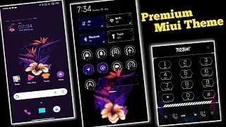 BEST MIUI 11 OR 12 DARK THEME !  MIUI AMAZING DIALOR & CONTROL CENTRE . New Xiaomi dark mode theme.