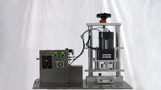 bottles chuck capping machinery semi automatic tabletop capper MC teaching video Botellas selladoras