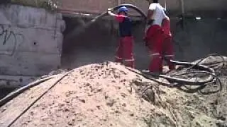 video shotcret v&iacute;a seca