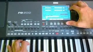Korg Pa600 Sound Edit Basic Osc - Vidéo 2