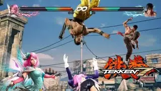 Tekken 7 Gameplay No Commentary: Alisa Bosconovitch Versus Marshall Law