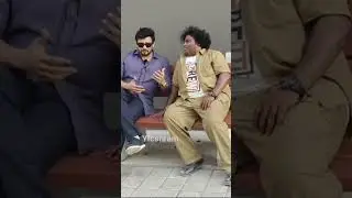 Top Star Prashanth Talking With Yogi Babu At Andhagan Shooting Spot