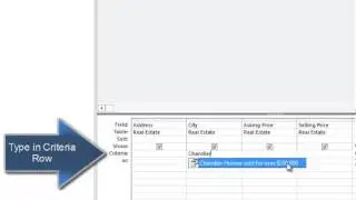 Access: Using the AND Condition/Operator