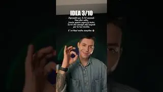 Idea 3 #montaggiovideo #tutorial #reelsmaker #reels #instagramtips #contentcreator #videoediting