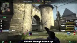 Open Fraggers vs. Unreal Unit | Skilled Enough Free Cup | BO3 | Cobblestone