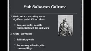 AP World Review: Video #24: Sub Saharan Societies