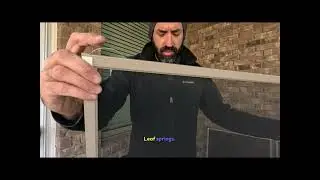 How to Install Window Screens with Leaf Springs & Pull Tabs | Austin Window Screens Tutorial