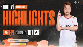 HIGHLIGHTS: FPT FLASH - TDT ESPORTS | GẶP TDT PHẢI 5 V&Aacute;N MỚI THẮNG?
