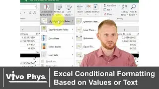 Conditional Formatting for Cells Based on Values or Text in Excel