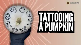 Tattooing A Pumpkin