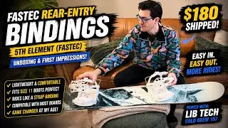 Fastec Rear-Entry Bindings Review | Affordable, Lightweight & Easy Riding on the Lib Tech Cold Brew
