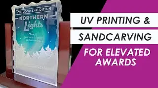 Combine UV Printing with Sandcarving for Elevated Awards | IKONICS Imaging & PDS Equipment